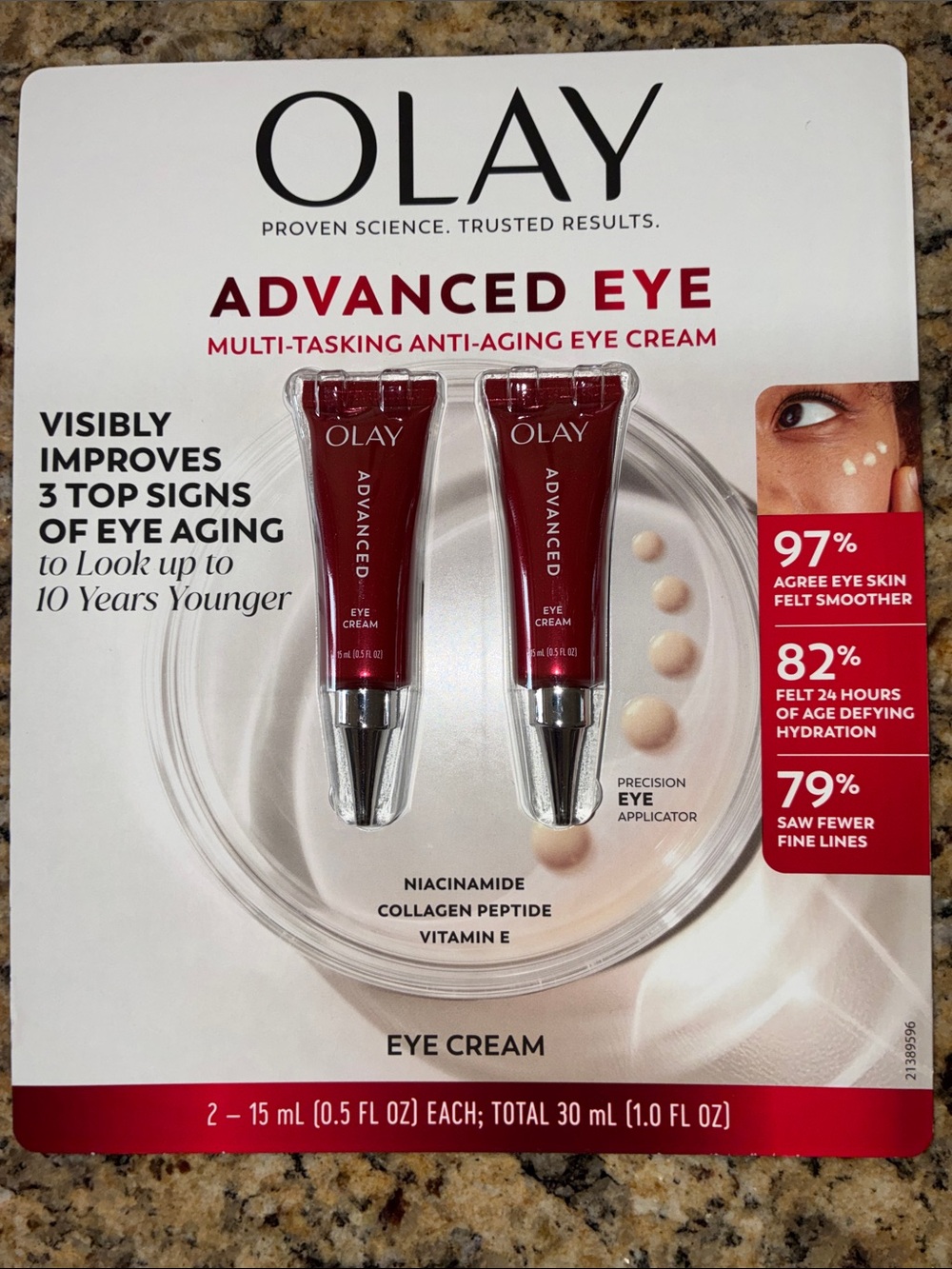 OLAY Advanced Eye Cream - Red and White Tubes